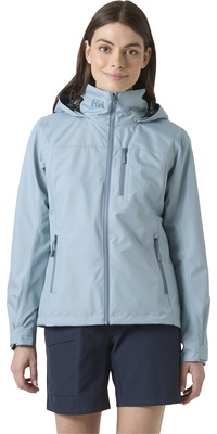 2026 Helly Hansen Womens Crew Hooded Jacket 2.0 34448 - Windy Blue